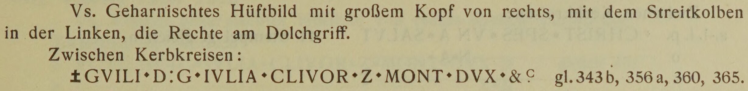 Scan-Ausschnitt der Vorderseite zu Katalognummer 364