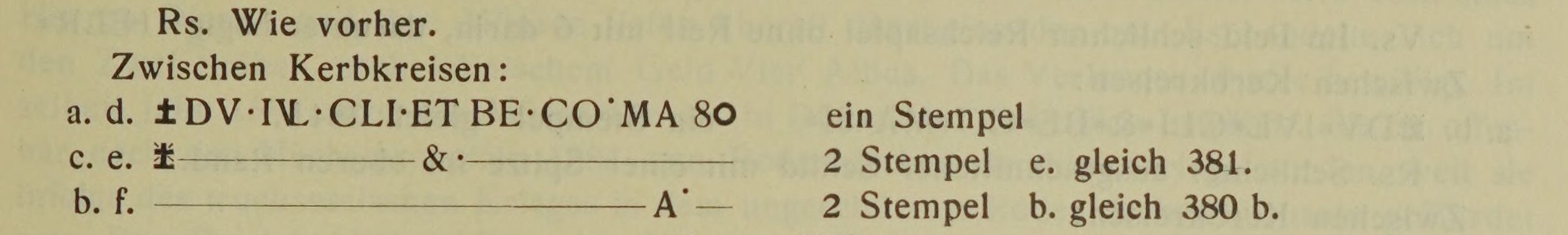 Scan-Ausschnitt der Rückseite zu Katalognummer 379