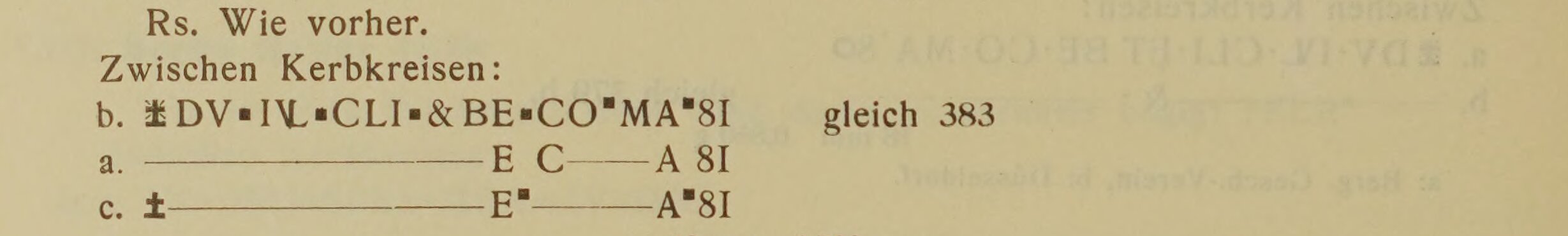Scan-Ausschnitt der Rückseite zu Katalognummer 384