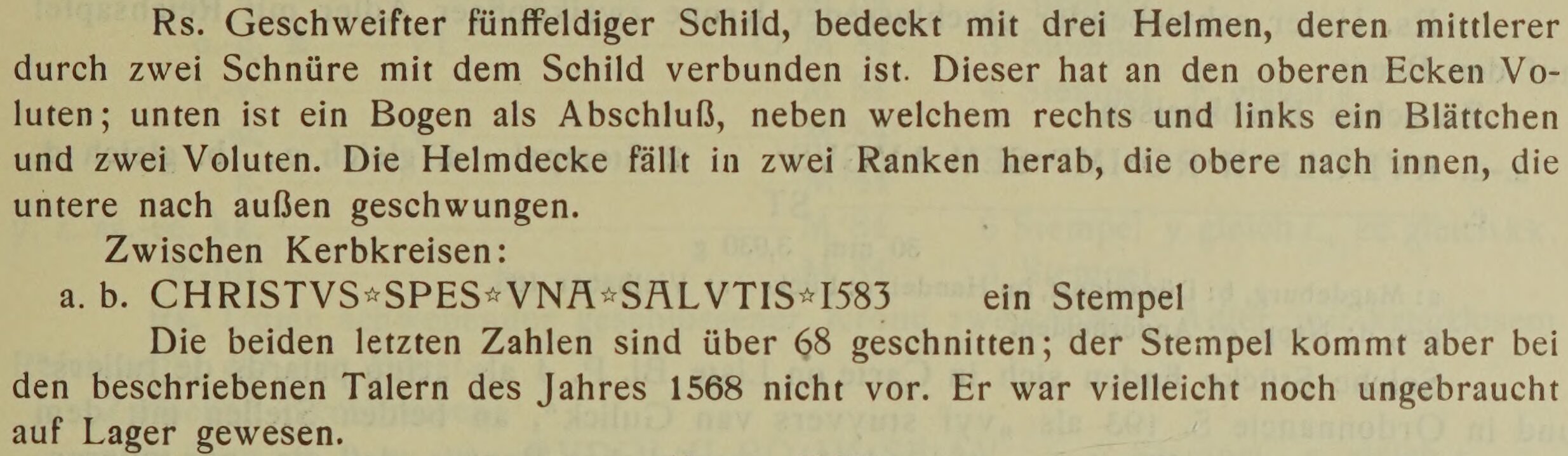 Scan-Ausschnitt der Rückseite zu Katalognummer 385