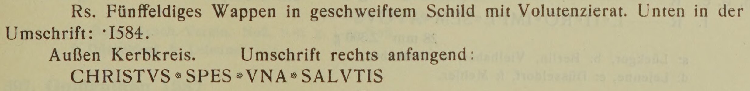 Scan-Ausschnitt der Rückseite zu Katalognummer 390