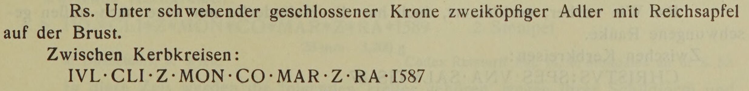 Scan-Ausschnitt der Rückseite zu Katalognummer 397