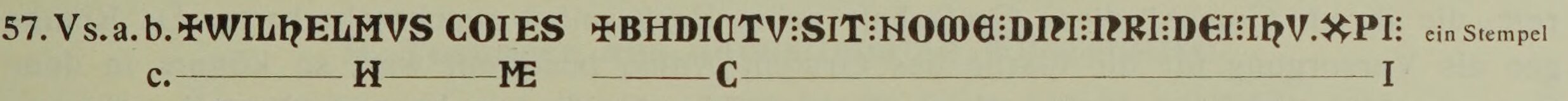 Scan-Ausschnitt der Vorderseite zu Katalognummer 57