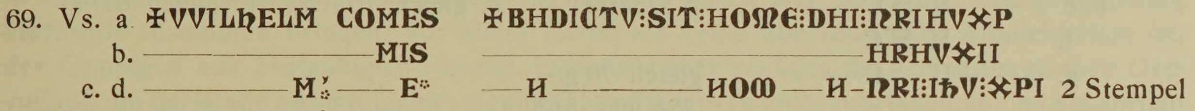 Scan-Ausschnitt der Vorderseite zu Katalognummer 69