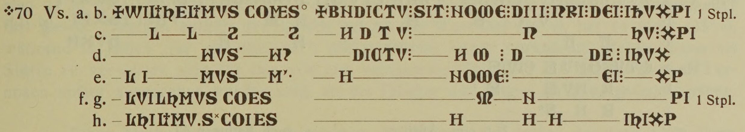 Scan-Ausschnitt der Vorderseite zu Katalognummer 70