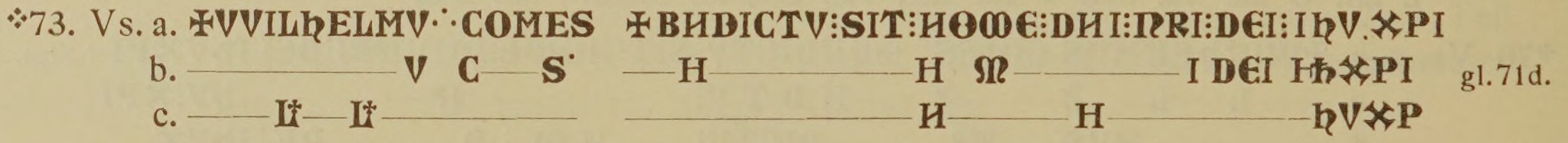 Scan-Ausschnitt der Vorderseite zu Katalognummer 73