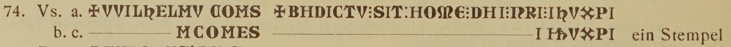 Scan-Ausschnitt der Vorderseite zu Katalognummer 74