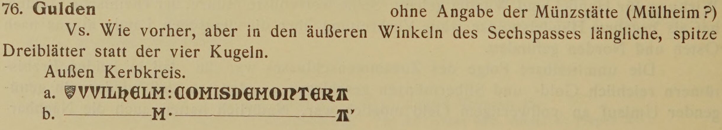 Scan-Ausschnitt der Vorderseite zu Katalognummer 76