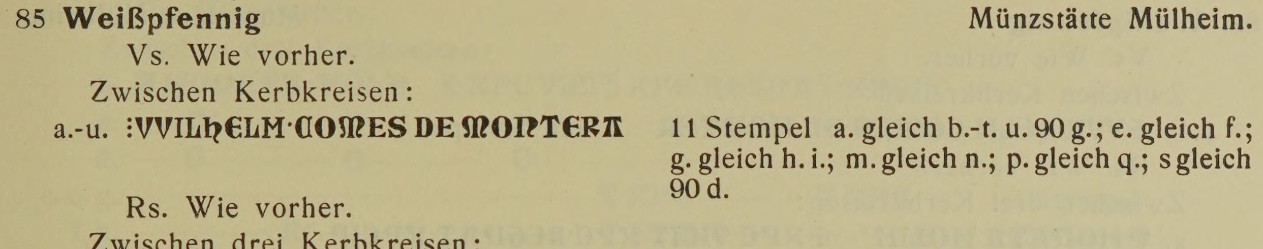 Scan-Ausschnitt der Vorderseite zu Katalognummer 85