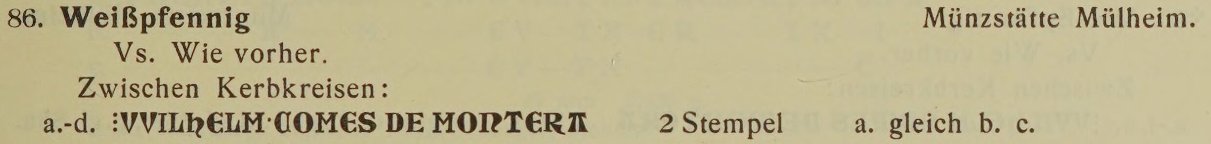 Scan-Ausschnitt der Vorderseite zu Katalognummer 86