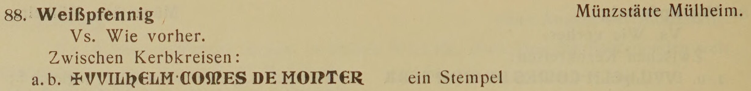 Scan-Ausschnitt der Vorderseite zu Katalognummer 88
