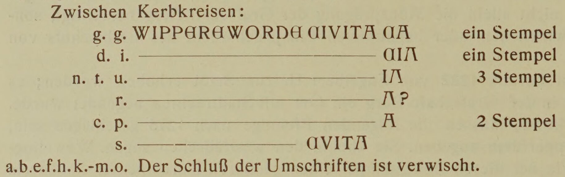 Scan-Ausschnitt der Rückseite zu Katalognummer 9