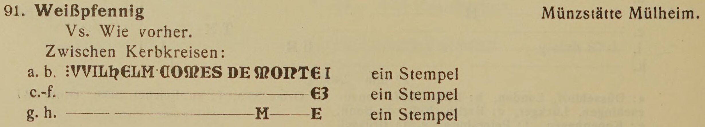 Scan-Ausschnitt der Vorderseite zu Katalognummer 91