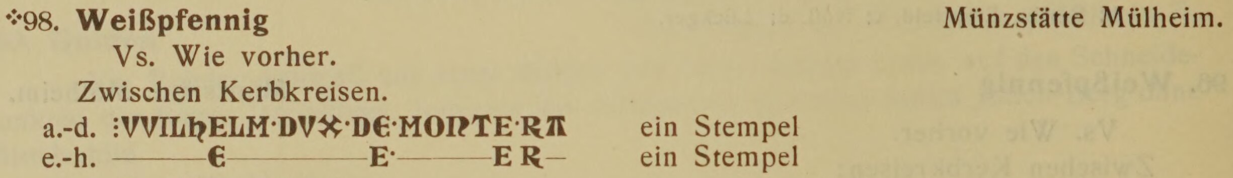 Scan-Ausschnitt der Vorderseite zu Katalognummer 98